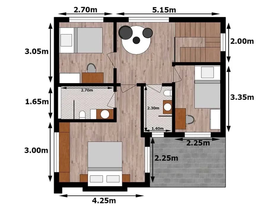 Two-story cottage for sale