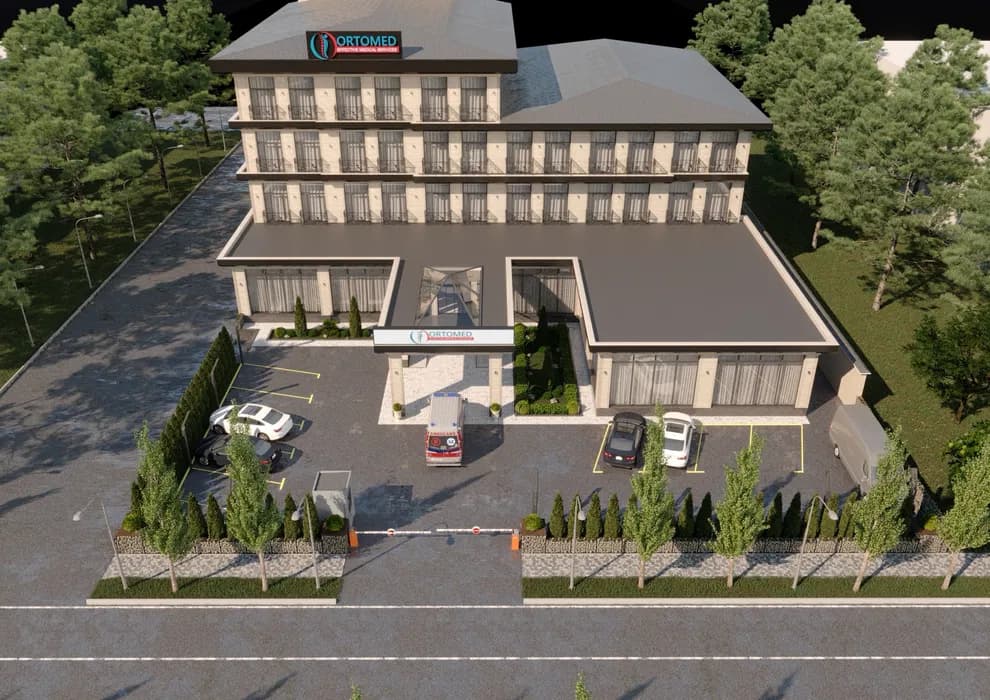 Urgently selling new hotel and clinic in the city center through bank financing