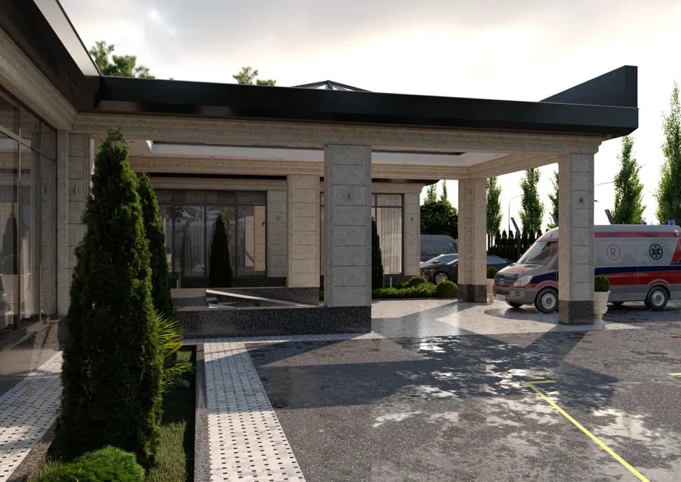 Urgently selling new hotel and clinic in the city center through bank financing